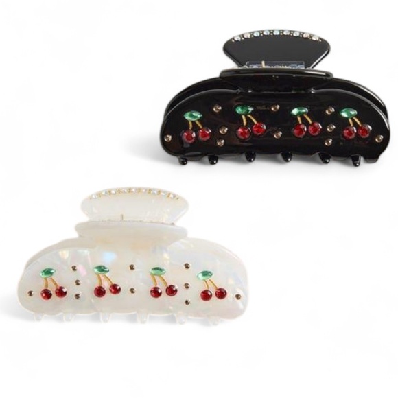 Cherry Hair Clip Set - Picture 1 of 5